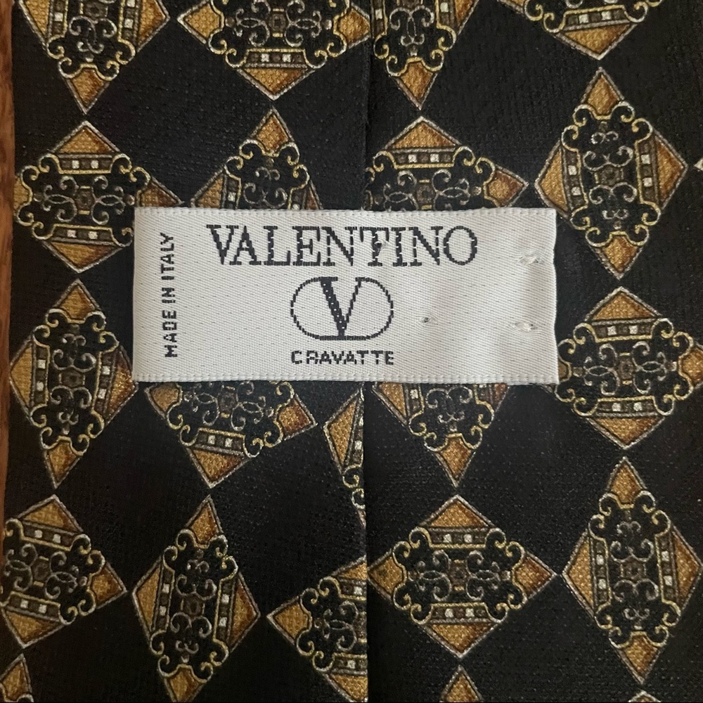 Valentino Cravatte silk tie hand made in Italy - Picture 8 of 13